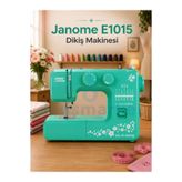 Janome E1015 Yeşil Dikiş Makinesi