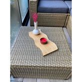 Janset Mien Bambu Dalgalı Sunumluk 40*20 Sunum Tabağı,bambu Dekor