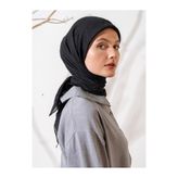 Javel Bambu pamuk eşarp siyah