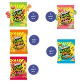 Jelibon Sour Patch - Ekşi Tatlı Paketi 80 gr -10'lu Paket