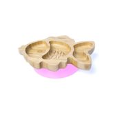 Jellyboon Bambu Balık Pembe Vakumlu Tabak