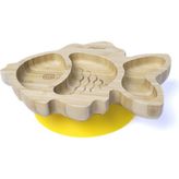 Jellyboon Bambu Balık Sarı Vakumlu Tabak