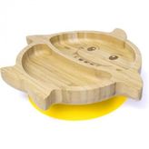 Jellyboon Sarı Bambu Köpek Balığı Vakumlu Tabak