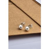 Jelux Silver Gümüş 4 mm Top Küpe