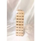Jenga Ahşap Oyuncak Oyun Çubuğu Çöpü Akıl Zeka Beceri Oyunu