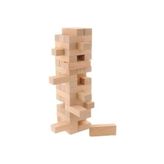 Jenga Denge Oyunu 54 Parça Doğal Ahşap