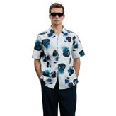 Jereno Erkek Basic Gömlek Regular Fit Ekru