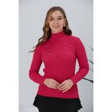 Jerusalema Kadın Triko Kazak - Standart - 01P-Pembe