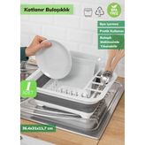 Jet’s Home Katlanır Bulaşıklık Katlanabilir Tezgah Üstü Tabaklık Kaşıklık