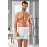 Jiber 102 Erkek Paçalı Beyaz Boxer