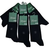 Jiber Erkek Bambu Çorap 6'lı Siyah %70 Bambu %20 Polyamid %10 Elastan Konforlu Kullanım - 40 - 44