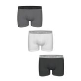John Frank Erkek Boxer, 3'lü Set, Çok Renkli