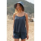 JOJOMIA Lavinia Askılı Bluz Denim