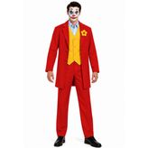 Joker Kostümü Kırmızı Yetişkin