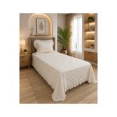 Jolie Maison Fırfırlı Sanem Tek Kişilik Pike Takımı 180x250