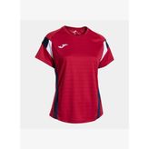 Joma 902518.331 Montreal Kadın Sıfır Yaka Kırmızı Spor Tişört