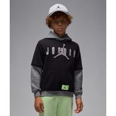 Jordan 95F219-023 Siyah Future Flight Pullover Hoodie Çocuk Sweatshirt