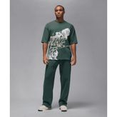 Jordan Brooklyn Fleece Oversized Open-Hem Pants Erkek Yeşil Eşofman Altı - IB7238-316