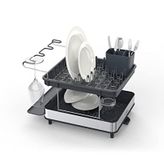 Joseph Joseph Excel Paslanmaz Çelik 2 Katlı Bulaşıklık, Gri