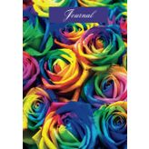 Journal/Notebook, Hardcover, Glossy Finish: Rainbow Roses