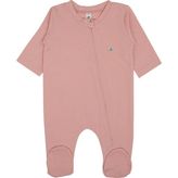 Jrmori Boydan Fermuarlı Basic Tulum - Pembe - 1 - 1,5 Yaş