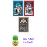 Jules Verne 3 Kitap Seti + Çim Adam Hediye