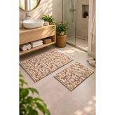 Juli Micro 2Li Banyo Paspas Takımı 60X90 Cm - 40X60 Cm