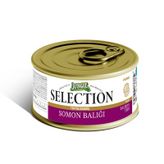 Jungle Selection Tiftiklenmiş 70 gr Somonlu Kedi Konservesi