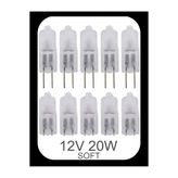 JÜPİTER ELEKTRİK 10'Lu 12v 20w G4 Duylu Sarı Işık Soft Buzlu Cam Kapsül Halogen Ampul (DİKKAT! TRAFO ILE ÇALIŞIR)