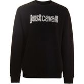 Just Cavalli 75OAIG05 Siyah Erkek Sweatshirt