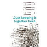 Just Keeping it Together Here: Paperclip Daytimer with Notes Journal - Teal