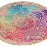 Jüt Sisal Halı 104, Mor, 100X100
