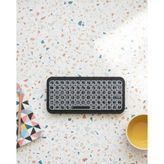 K-Yonlineticaret Kompakt Siyah Rgb Işıklı Bluetooth Mini Klavye
