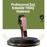 K-Yonlineticaret Şarjlı Saç Kesme Makinesi – 4 Kademeli Ayar, LCD Ekran ve Hızlı Şarj Desteği