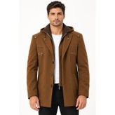 K9532 Dewberry Erkek Kaban-Düz Camel