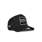 Kaan Lisanslı Siyah Trucker Şapka