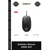 Kablolu Mouse 2000 Dpı Ofis Gereci Optik Sensör Donanım