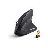 Kablosuz Dikey Ergonomik Optik Mouse 1600dpı 6 Tuşlu Vertical Siyah Mouse