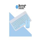 Kablosuz Klavye Ve Mouse Seti Bluetooth'lu Şarj Edilebilir Windows&ios&android&telefon&tablet Uyumlu