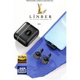 Kablosuz Mini Yaka Mikrofonu Çiftli Set Type-C & iPhone Uyumlu - Siyah