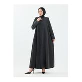 KADEEM DİLARA CUPRA ABAYA Siyah - 1025