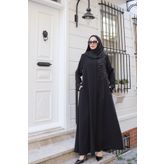 KADEEM Eliza Taş İşlemeli Ferace - 9042