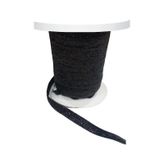 Kadife Kurdele Simli 1 cm Siyah 5 Metre