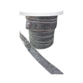 Kadife Kurdele Simli 2 cm Gümüş 2 Metre