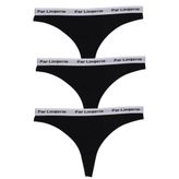 KADIN 3LÜ STRING TANGA SİYAH