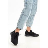 Kadın Bağcıklı Sneaker Siyah