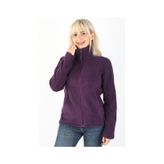Kadın Balıkçı Fermuarlı Sweatshirt Mor