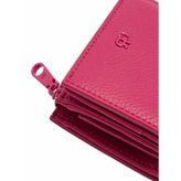 Kadın Basic Dokulu Cüzdan Koyu Pembe