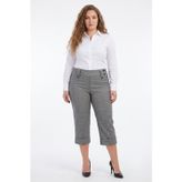 Kadın Bermuda Duble Paça Pantolon Bgl-St05669