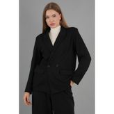 Kadın Blazer Ceket - Siyah - M